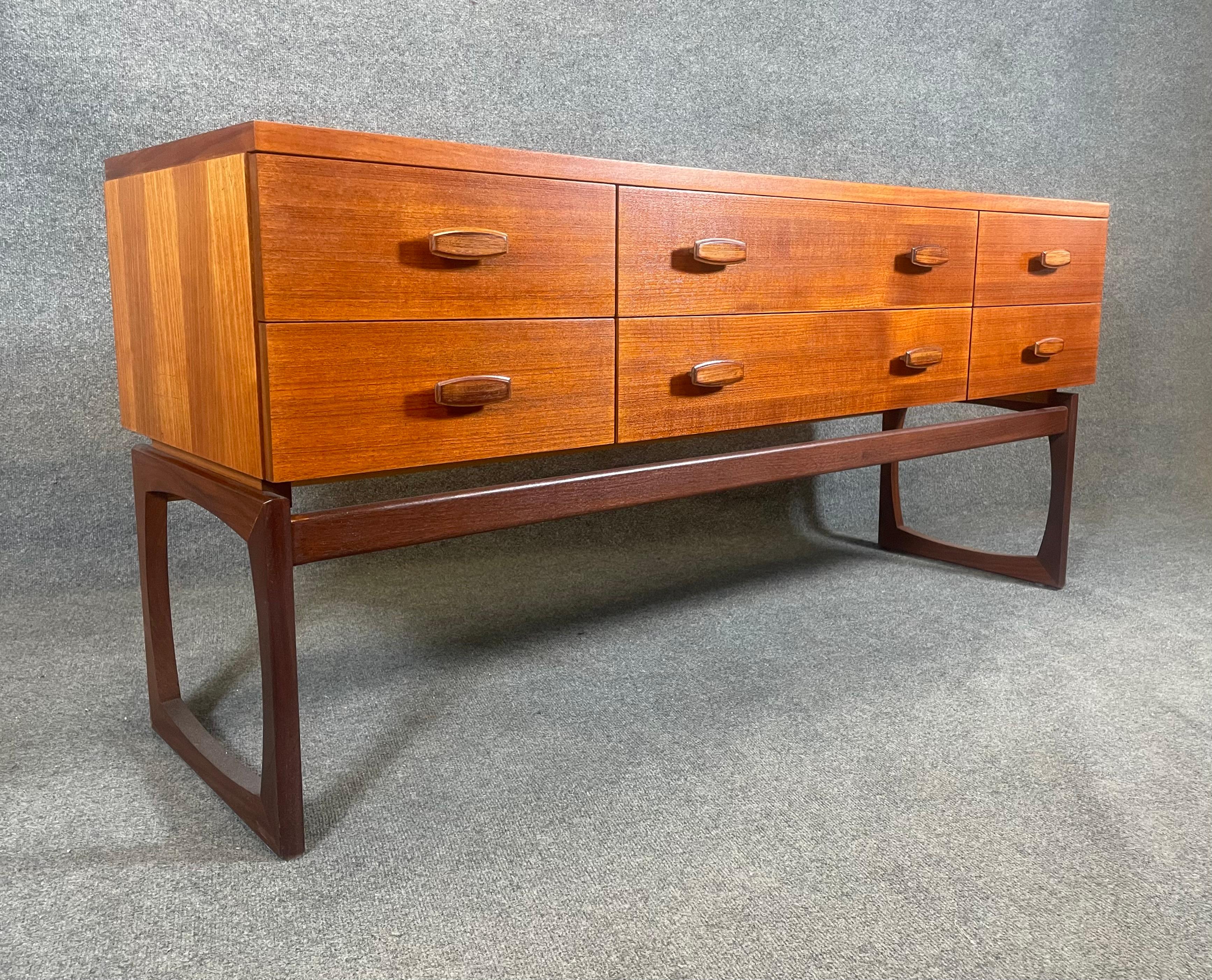 Woodwork Vintage British Mid Century Modern Teak 