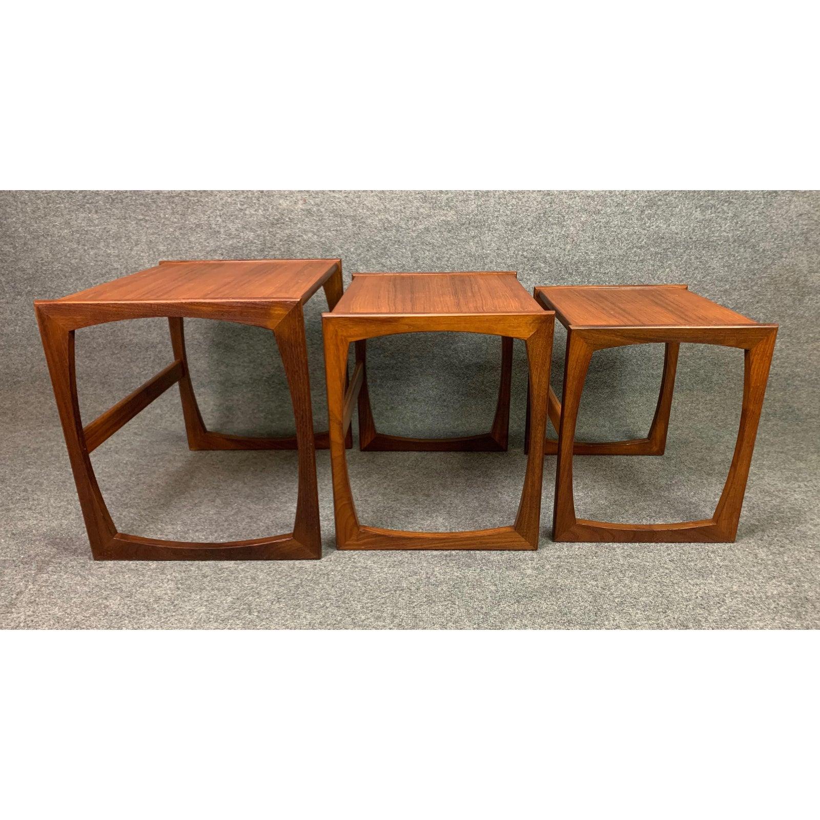 Vintage British Mid-Century Modern Teak 