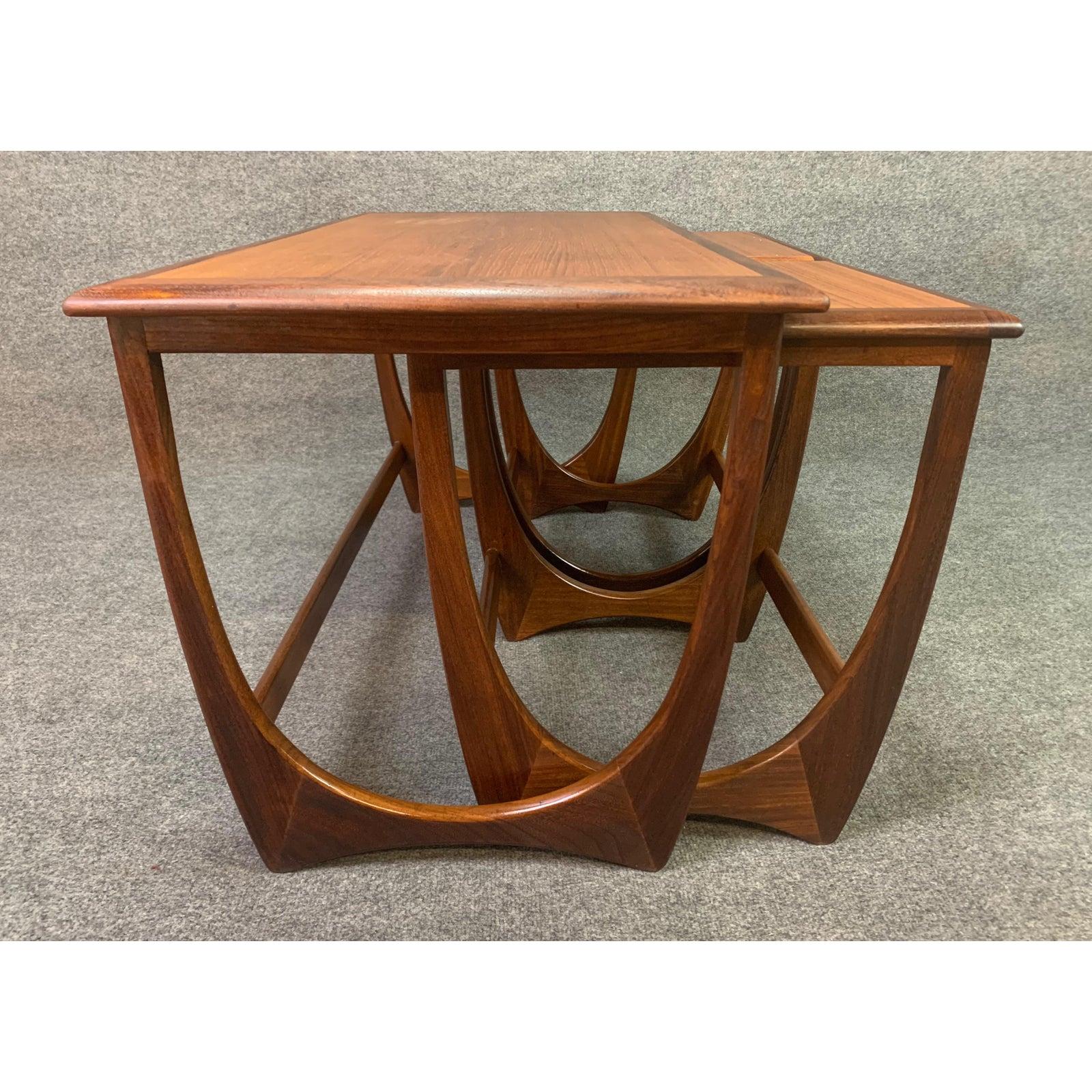 English Vintage British Midcentury Teak 