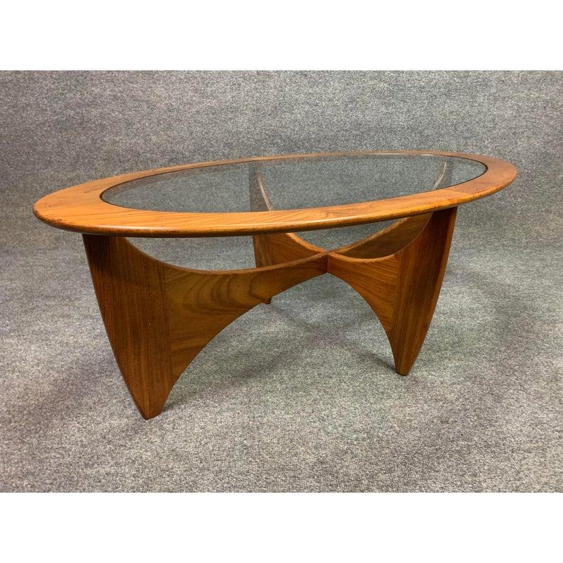 Woodwork Vintage British Midcentury Teak Astro Coffee Table by G Plan