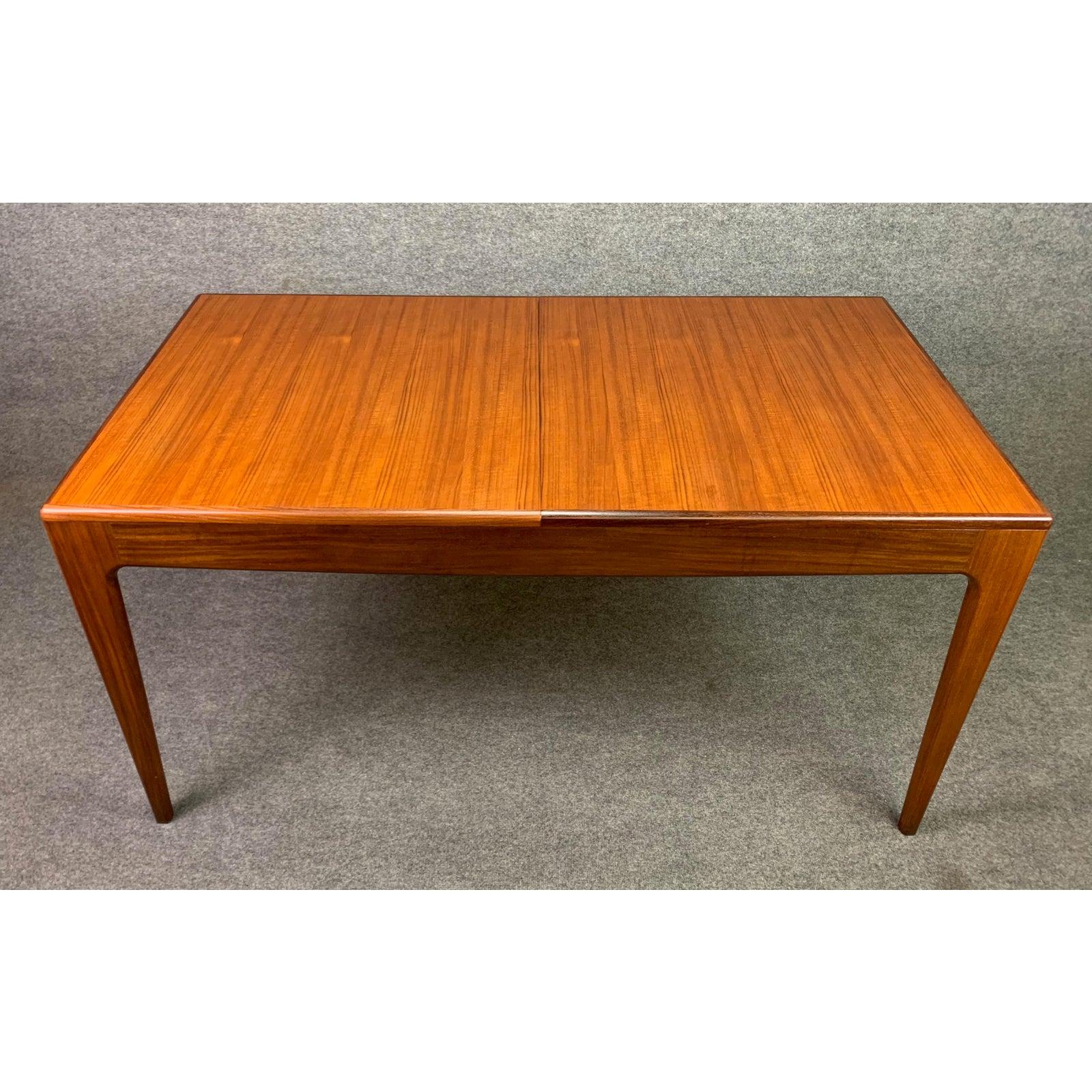 vintage teak dining table