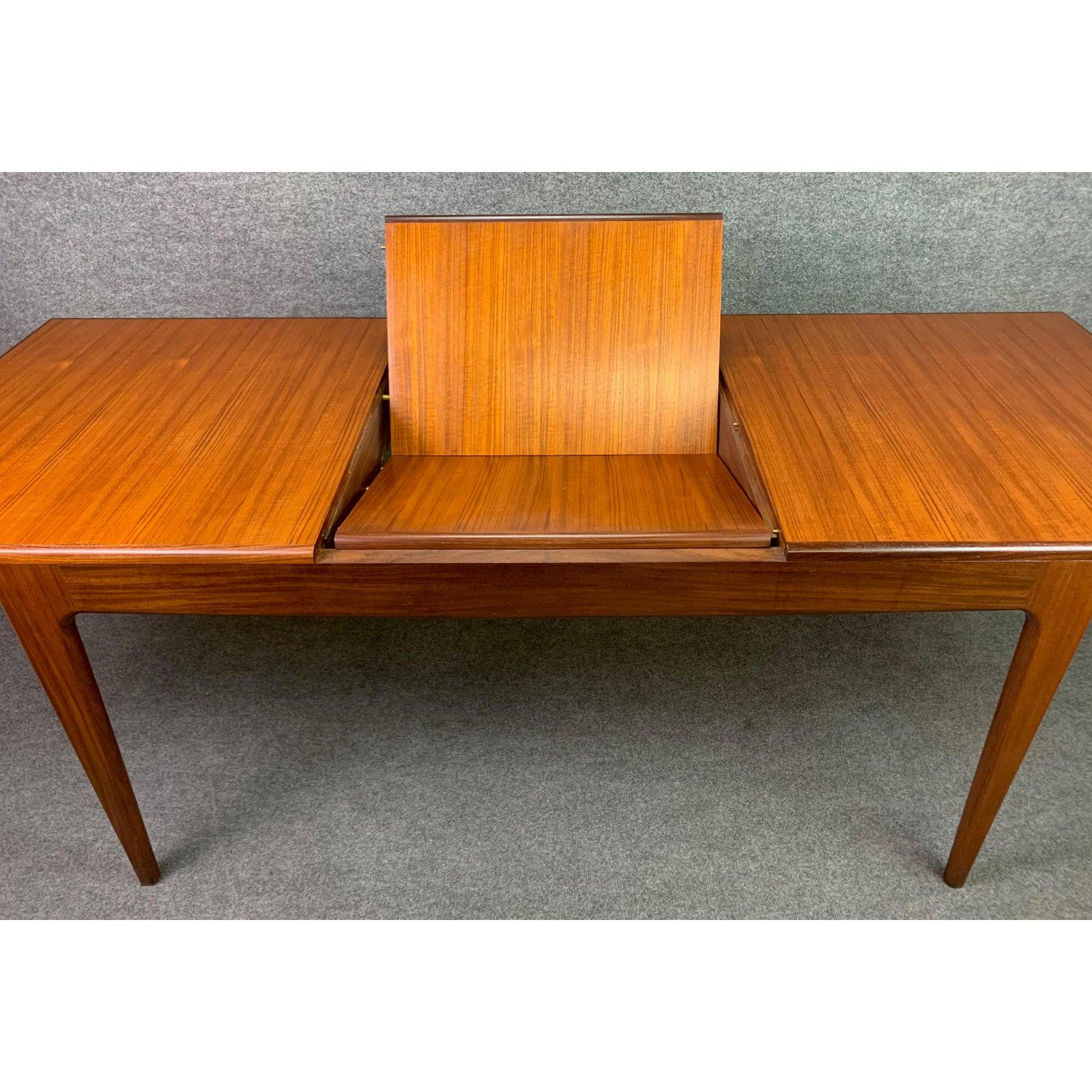 Mid-Century Modern Vintage British Midcentury Teak Dining Table by John Herbert for A. Younger