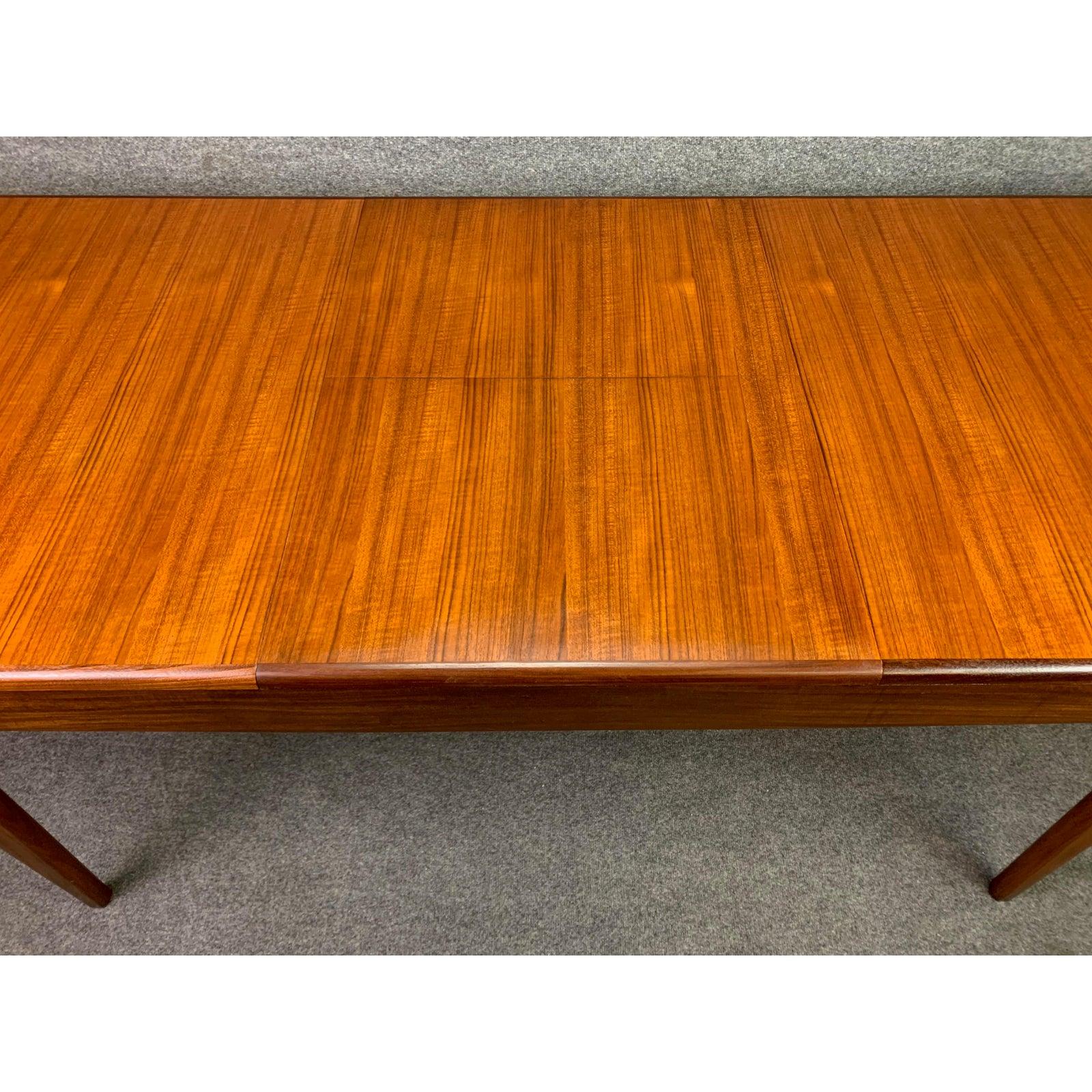 English Vintage British Midcentury Teak Dining Table by John Herbert for A. Younger