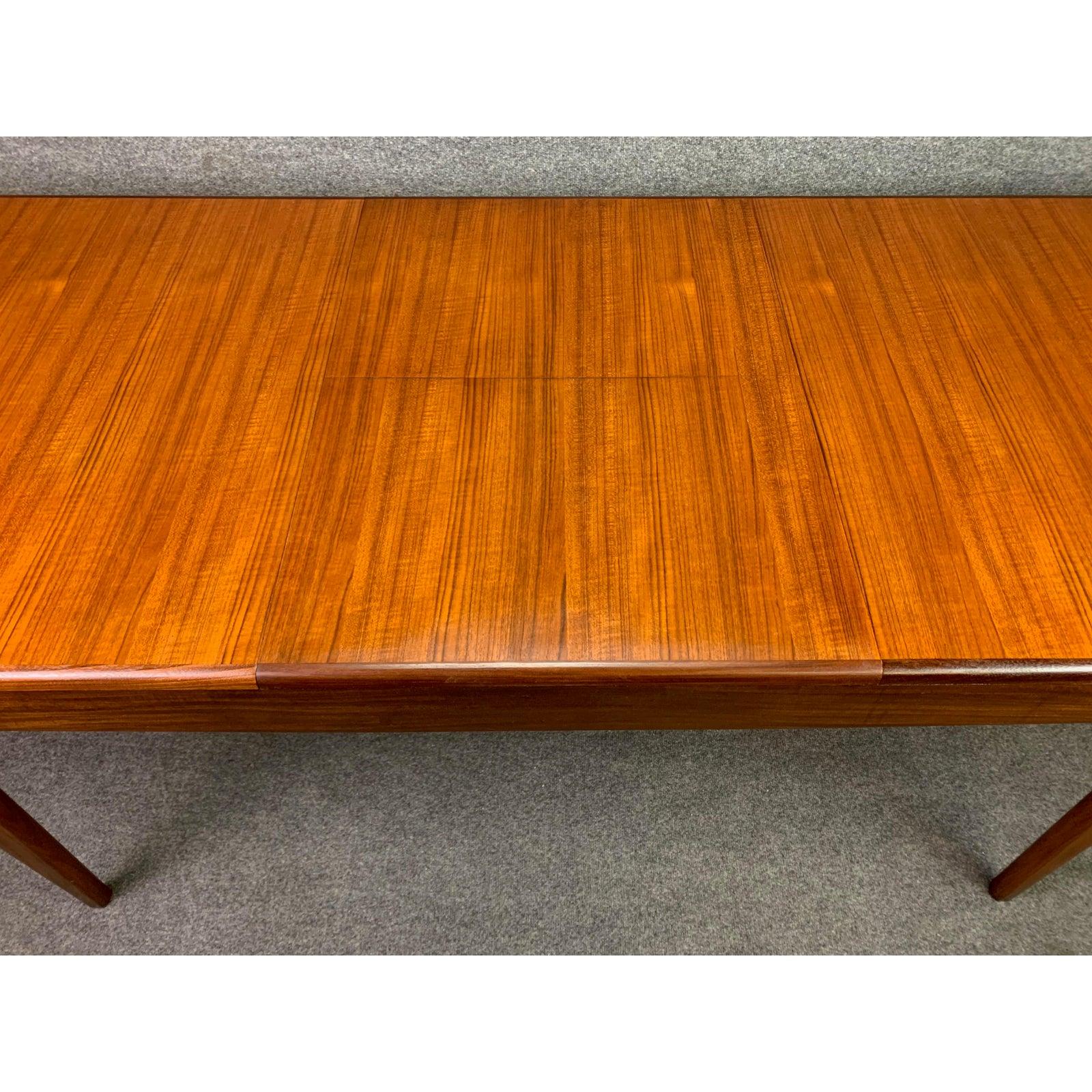 English Vintage British Midcentury Teak Dining Table by John Herbert for A. Younger