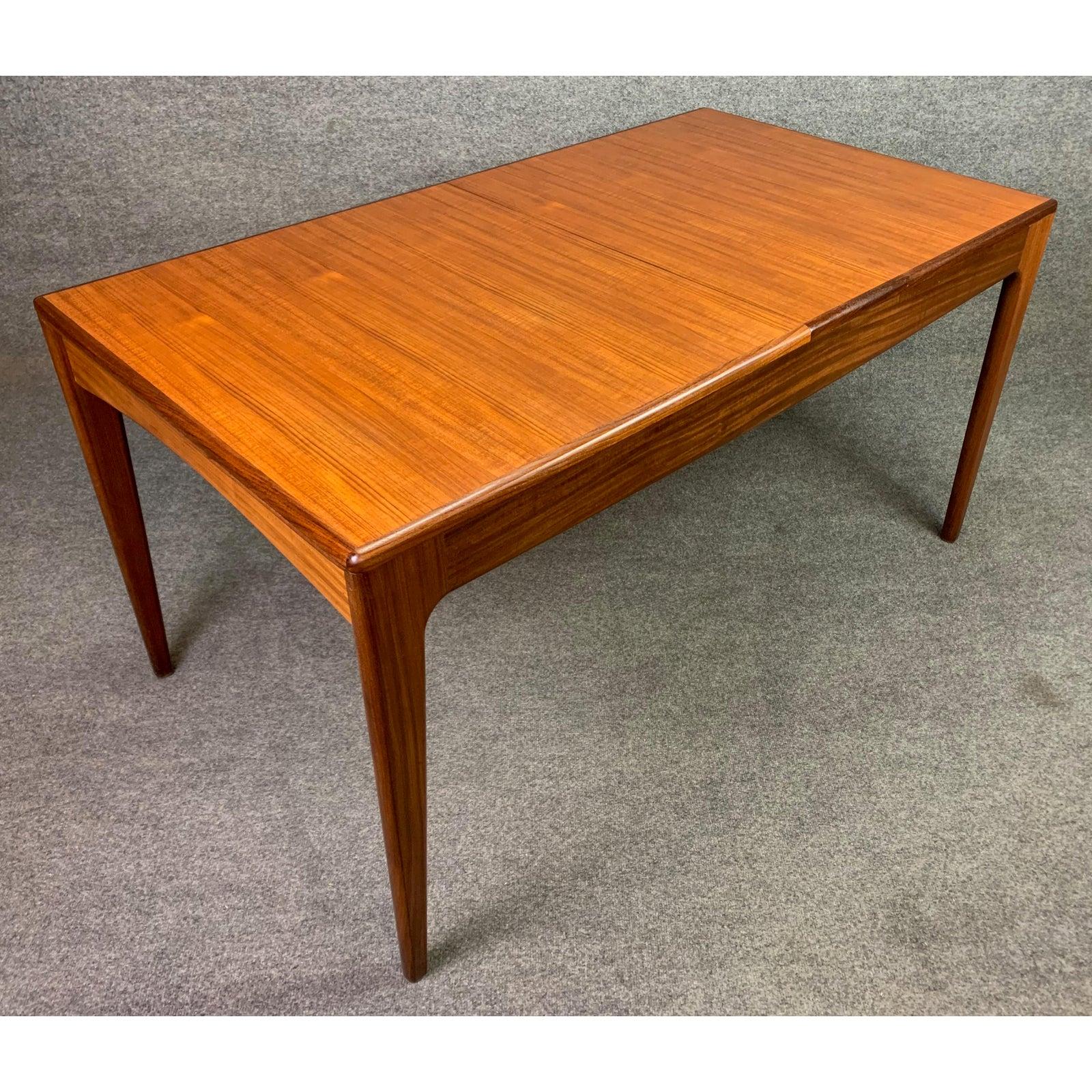Woodwork Vintage British Midcentury Teak Dining Table by John Herbert for A. Younger