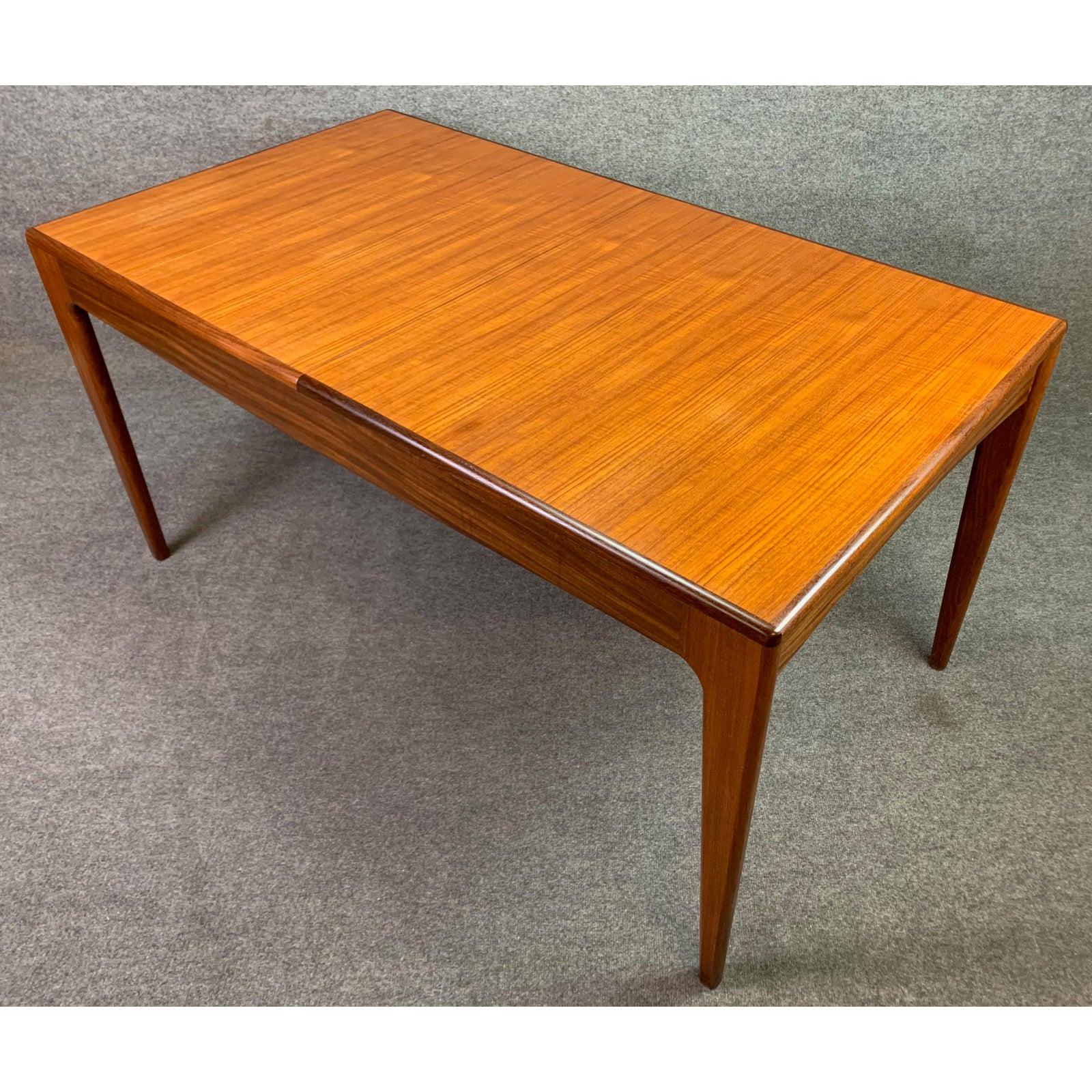 Mid-20th Century Vintage British Midcentury Teak Dining Table by John Herbert for A. Younger