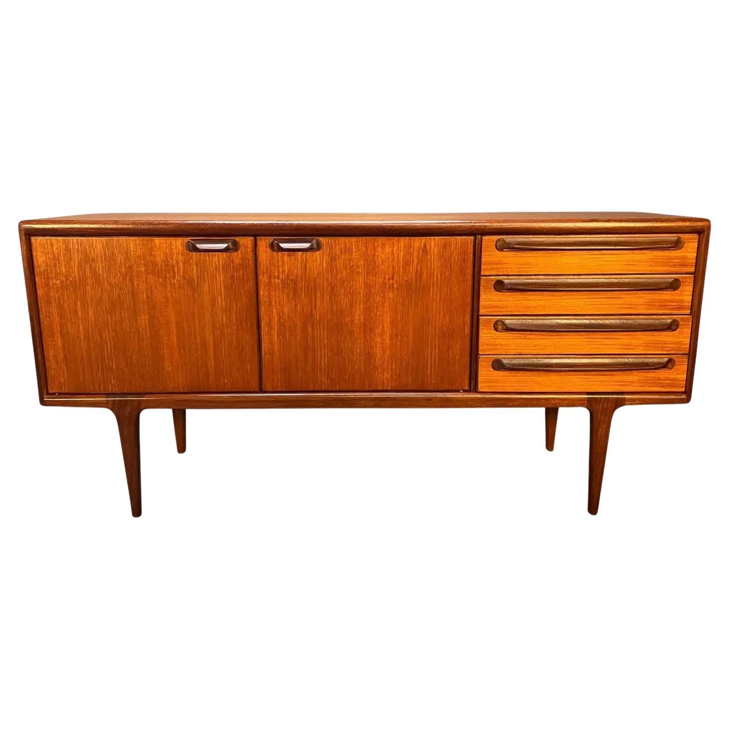 Vintage British Mid-Century Teak "Sequence" Compact Credenza by A. Younger Ltd For Sale