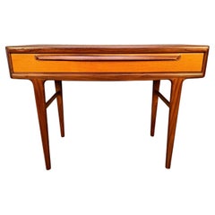 Vintage British Midcentury Teak "Sequence" Entry Way Console Table by Younger