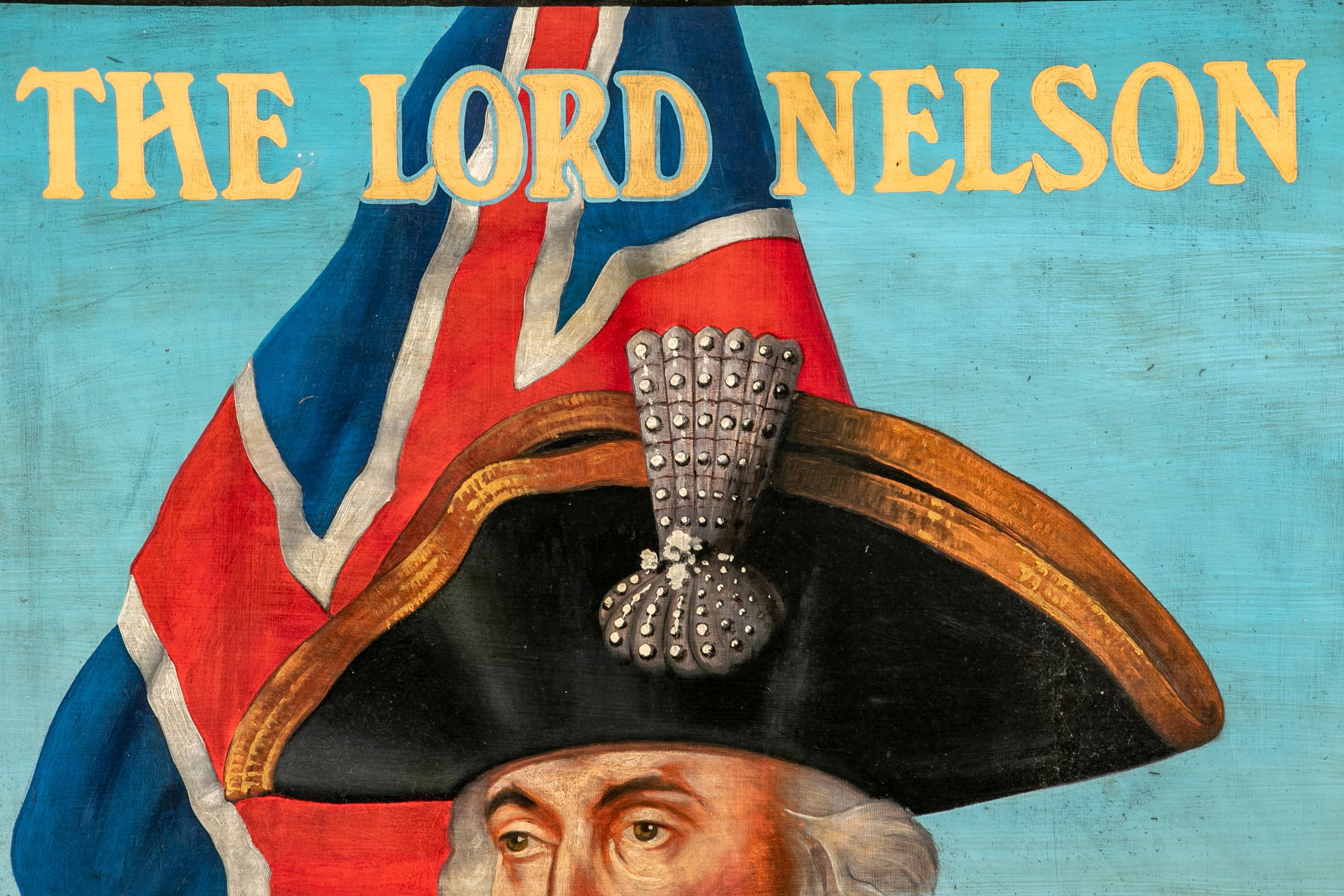 Anglais Signe de pub de reproduction britannique vintage, « The Lord Nelson ». en vente