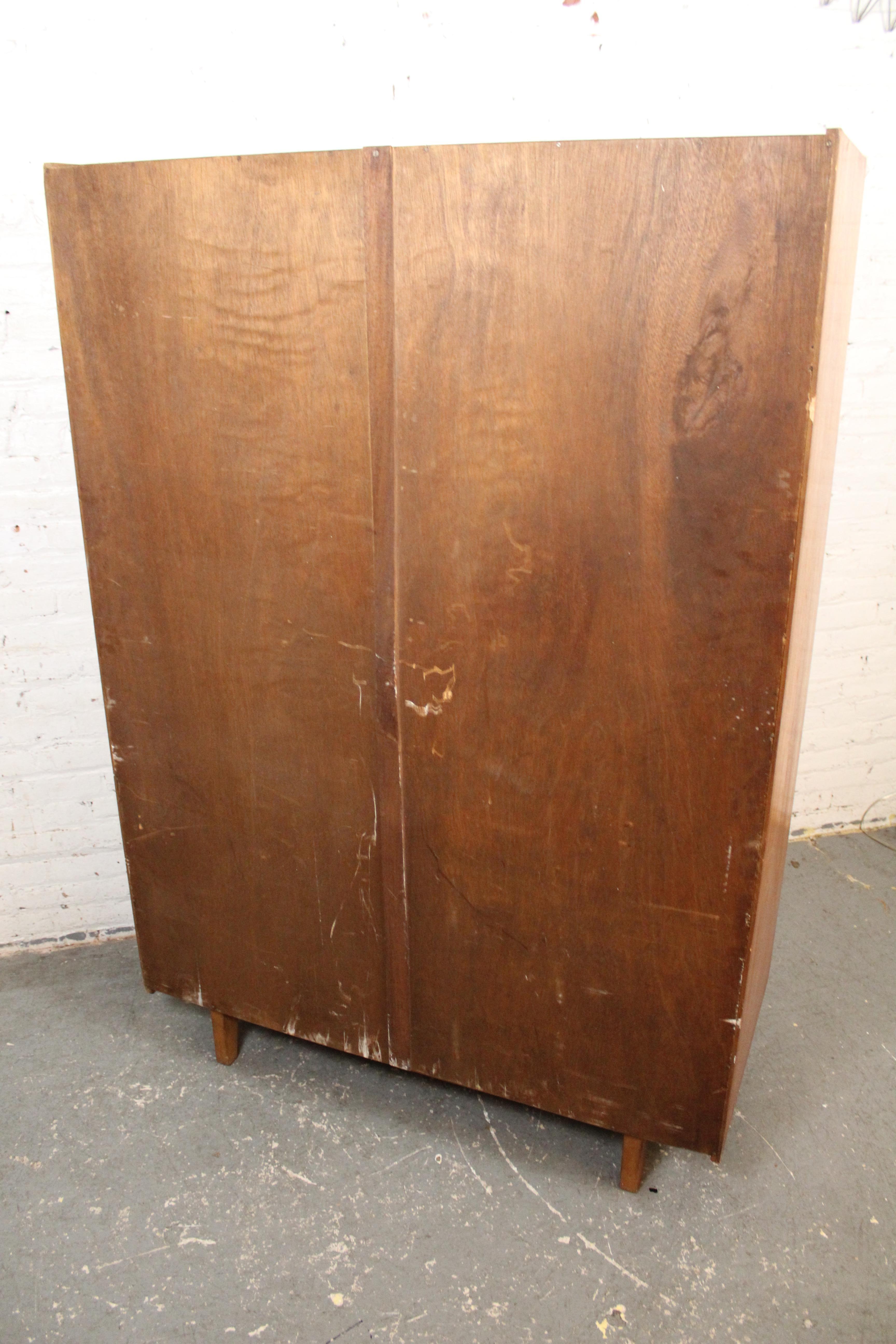Vintage British Teak Wardrobe 15