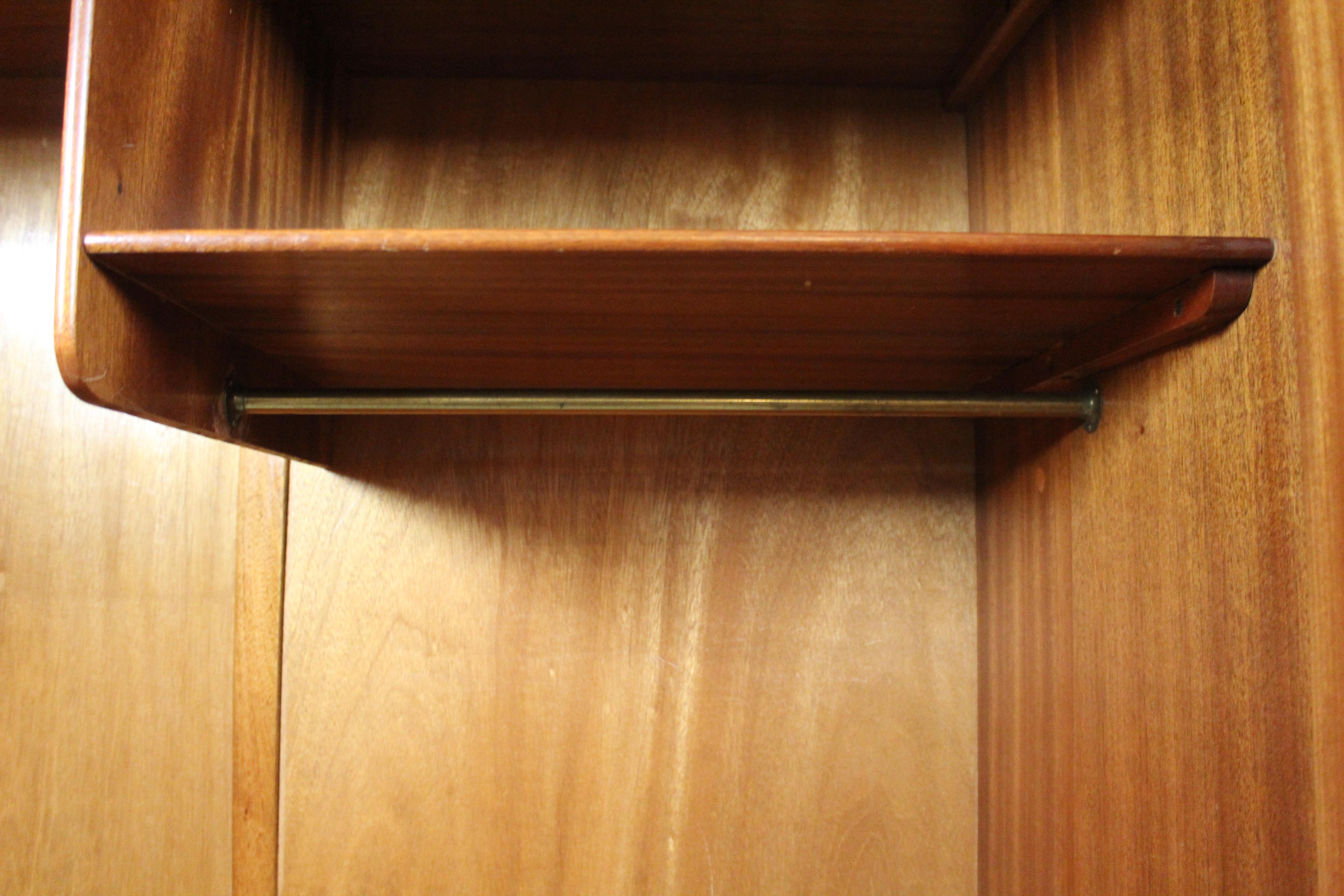 20th Century Vintage British Teak Wardrobe