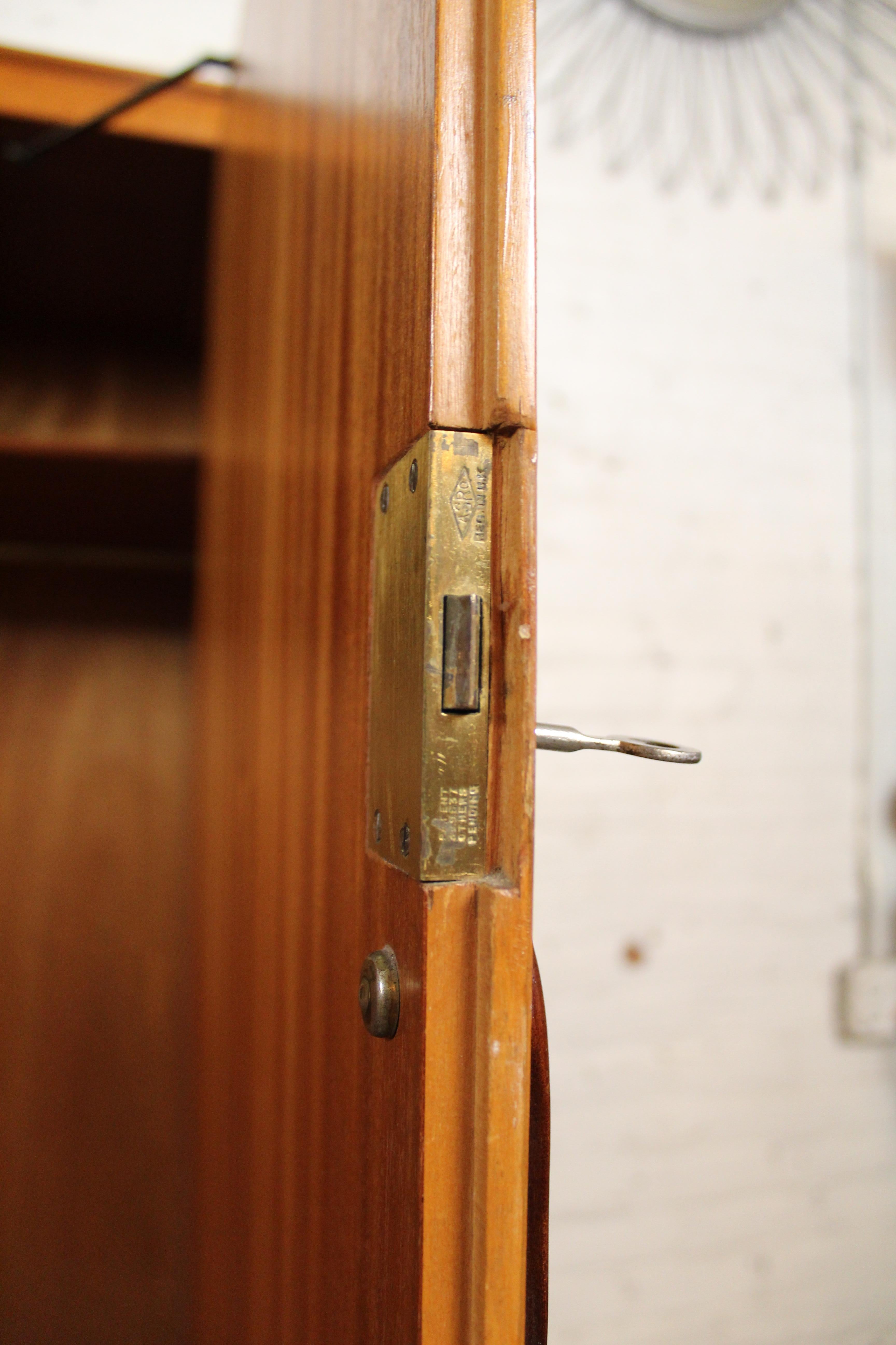 Vintage British Teak Wardrobe 2