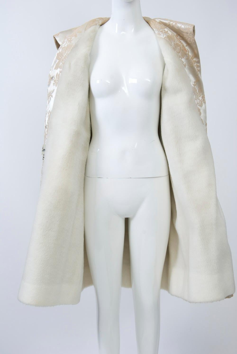 Vintage Brocade Coat with Plush Lining 3