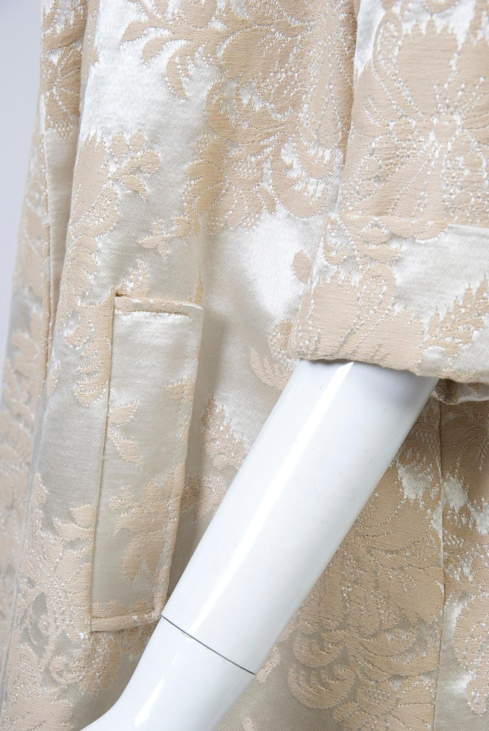 Vintage Brocade Coat with Plush Lining 2