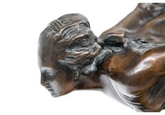 Vintage Bronze nach Charles Sykes "Spirit Of Ecstasy" Figurale Skulptur