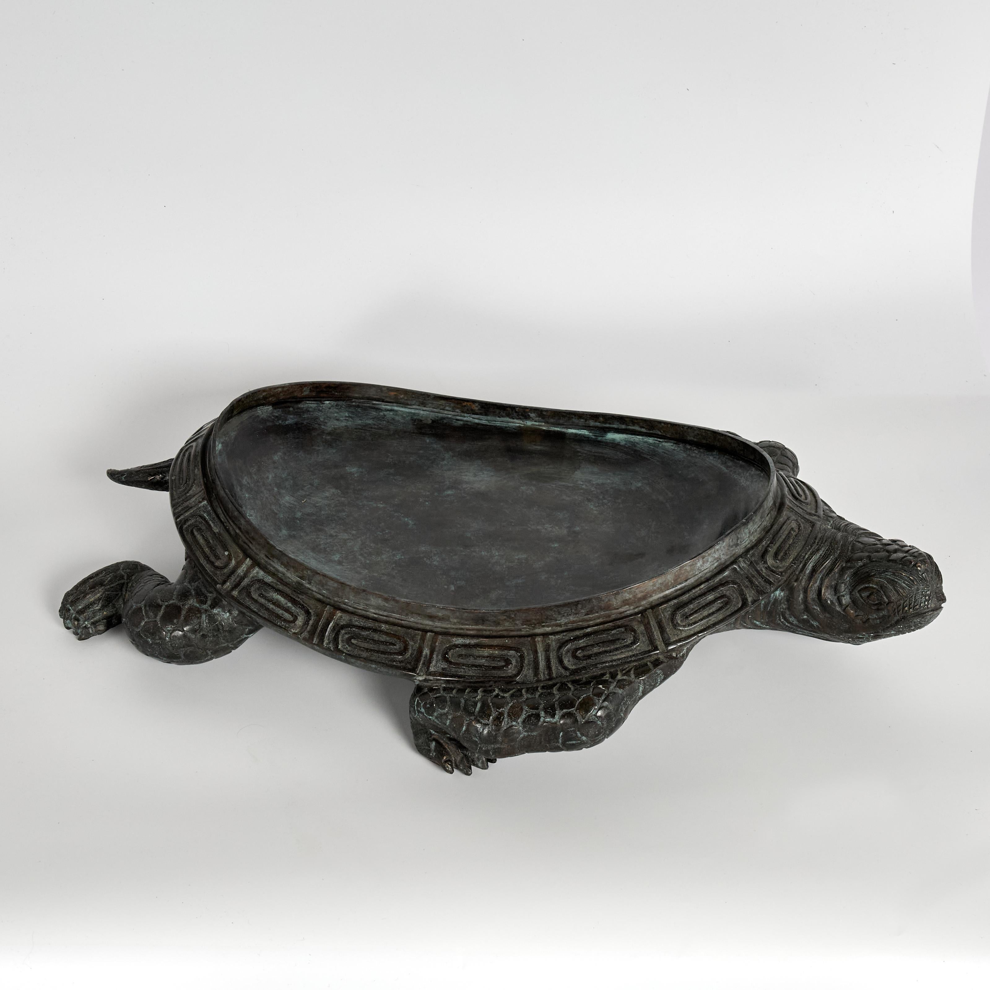Scatola per tartarughe d'epoca in bronzo e guscio di tartaruga di Maitland Smith in vendita 4