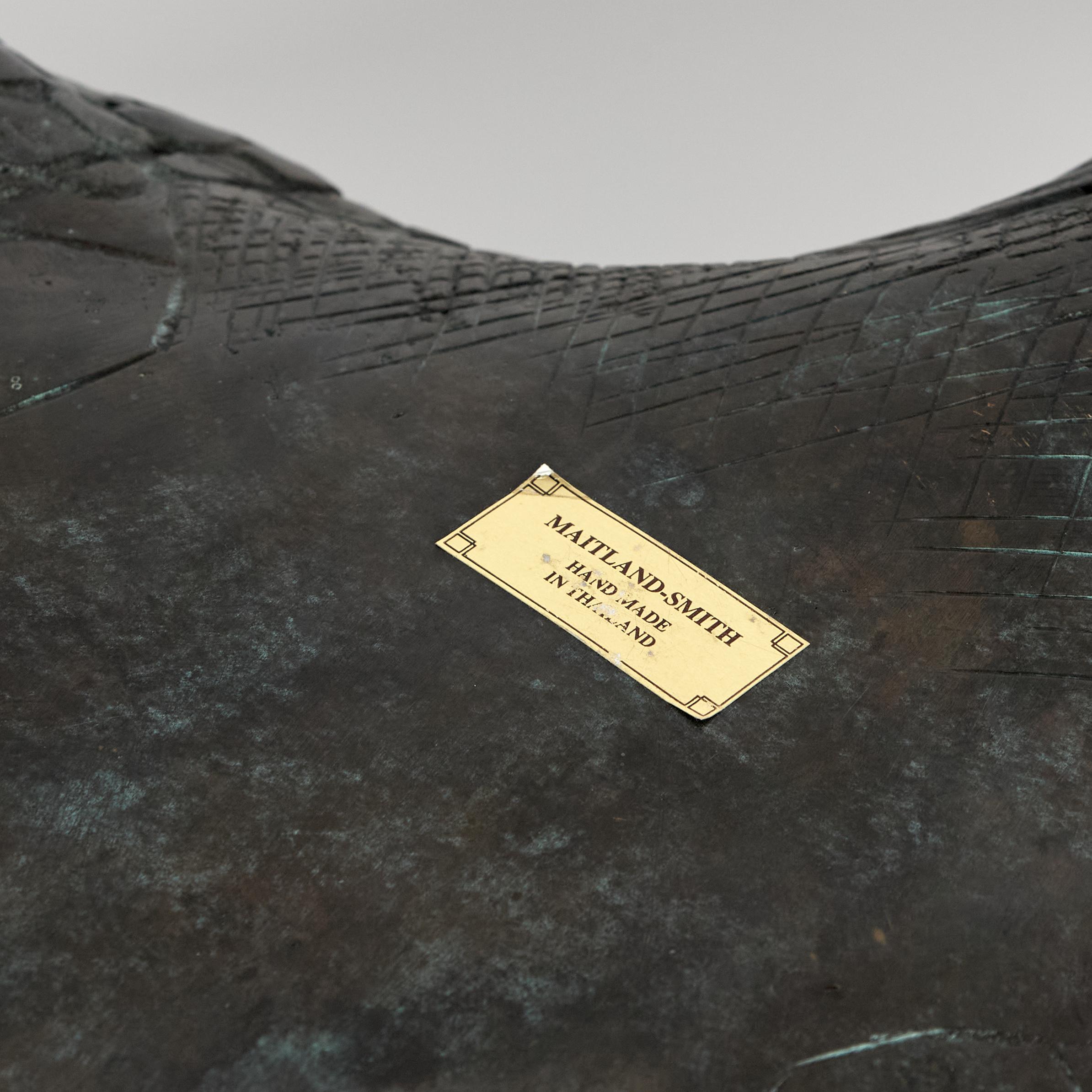 Scatola per tartarughe d'epoca in bronzo e guscio di tartaruga di Maitland Smith in vendita 6