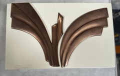 Vintage Bronze and Wood Box By Esa Fedrigolli 1960