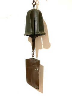 Vintage Bronze Bell by Paolo Soleri
