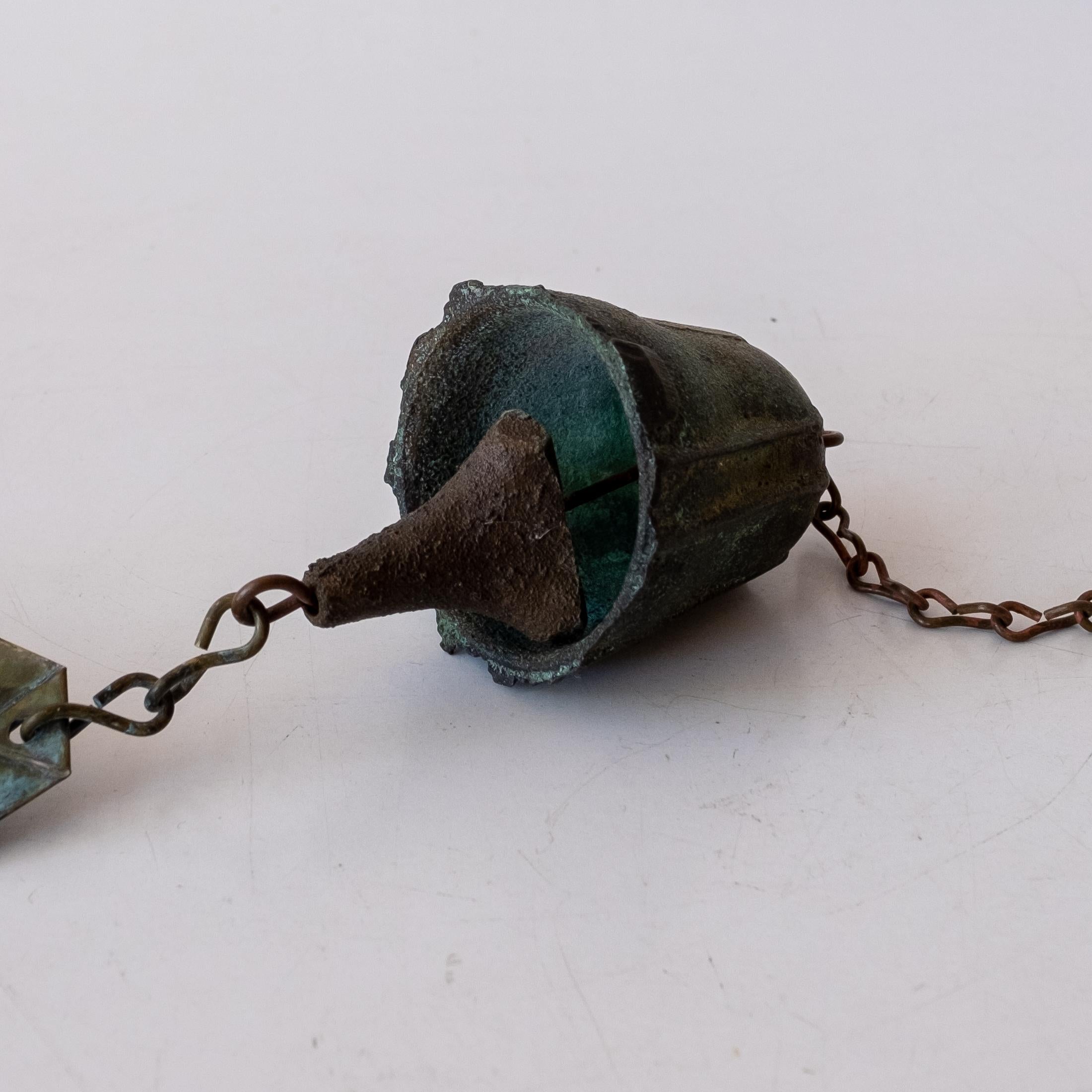 Vintage Bronze Bell by Paolo Soleri 3