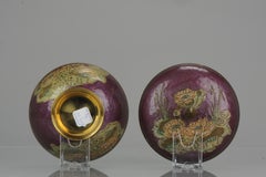 Vintage Bronze / Messing Cloisonné Jar Inscense Koro Indien, 20.