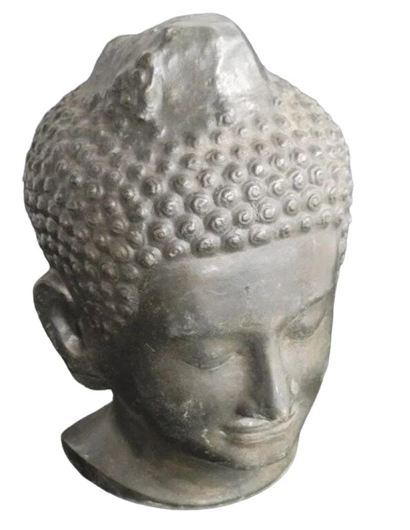 Indian Vintage Bronze Buddha Head