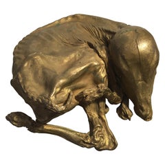 Vintage Bronze Cast of Calf Fetus