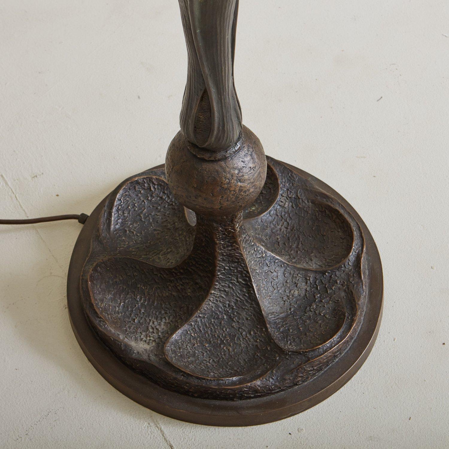 Vintage Bronze Floor Lamp, Germany 1960s 2