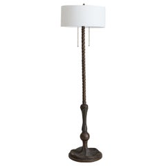 Vintage Bronze Floor Lamp, Germany 1960s