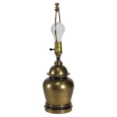 Vintage Bronze Footed Ginger Jar Table Accent Lamp, 1960s