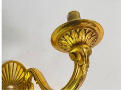 Vintage Bronze French Sconce Gold Color 20th Century
