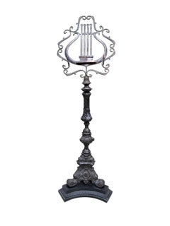Vintage Bronze Gotik Stil Lecturn/Musik Stand von Maitland Smith
