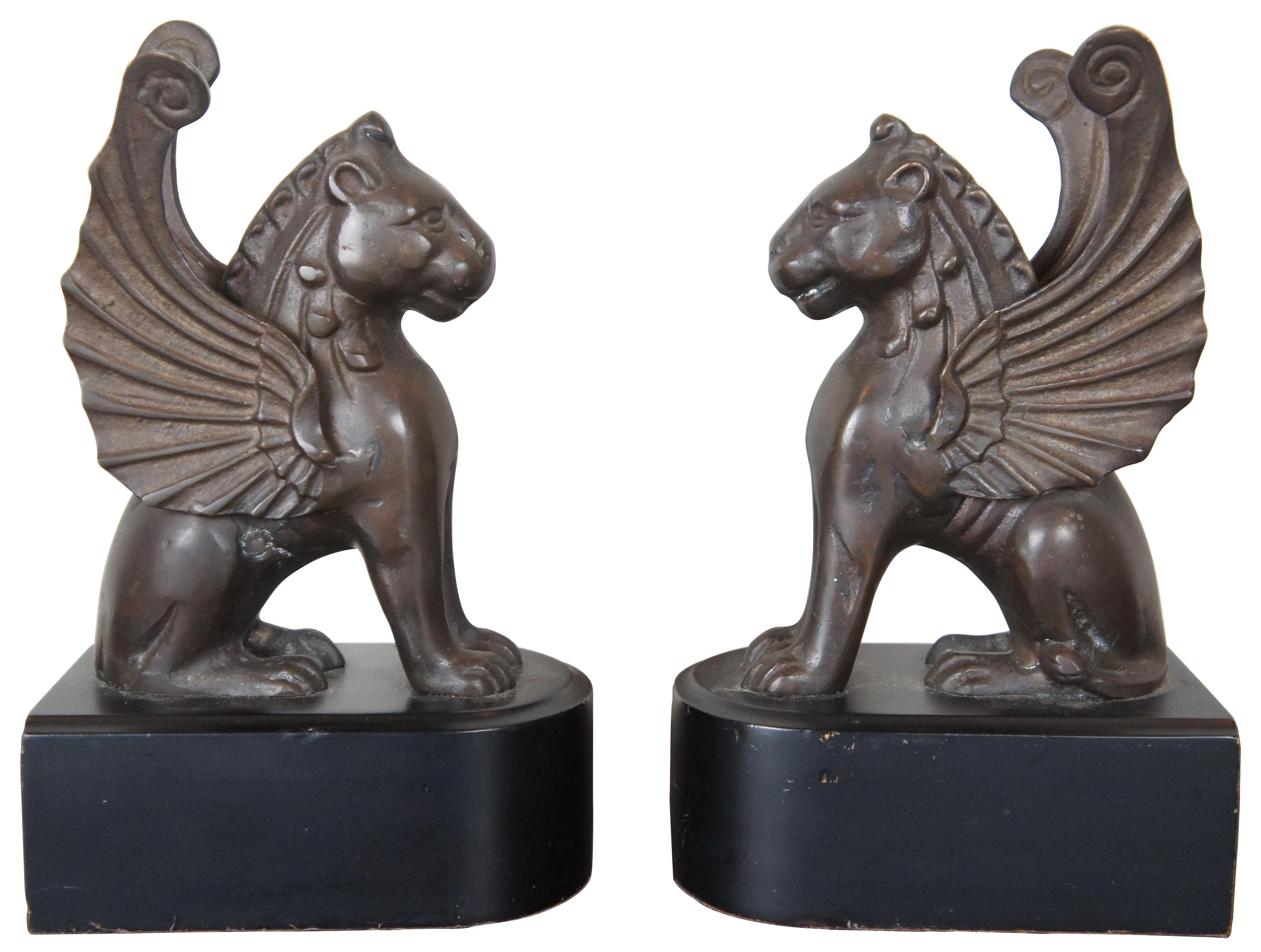 gargoyle bookends