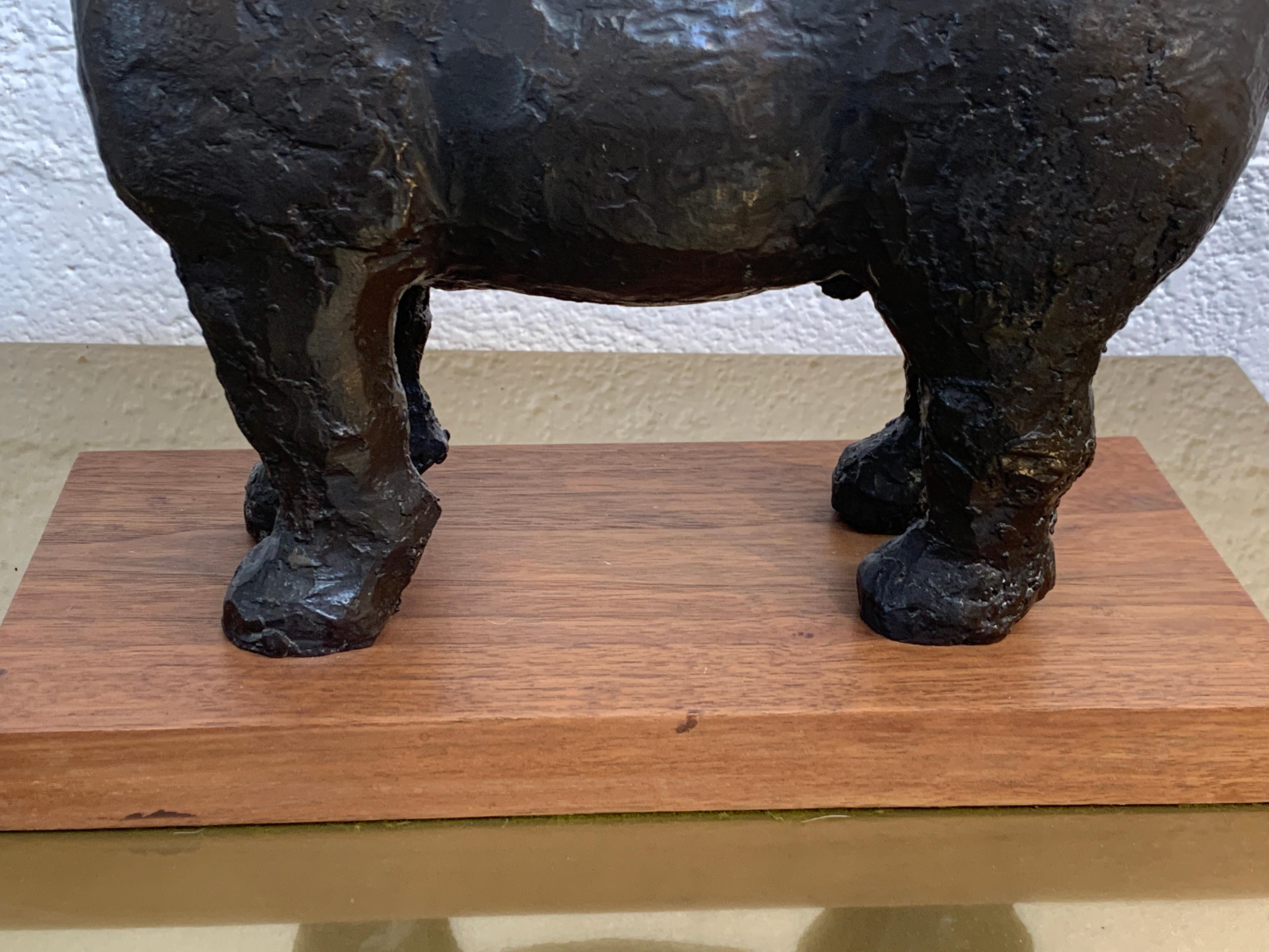 Caballo vintage de bronce siglo XX en venta