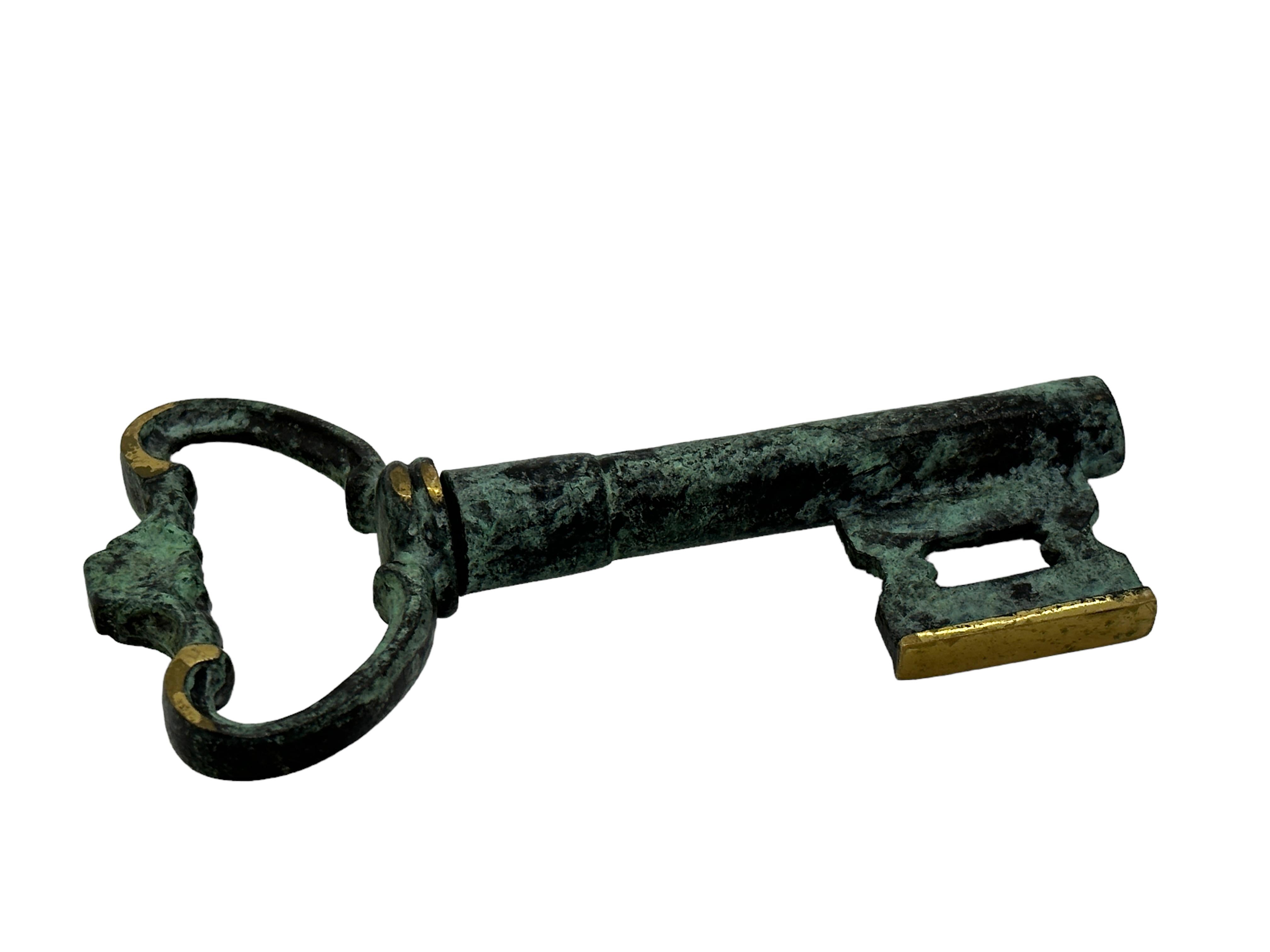 Schlüssel-Korkenzieher und Flaschenöffner aus Bronze von Breweriana, Deutschland (Moderne der Mitte des Jahrhunderts) im Angebot