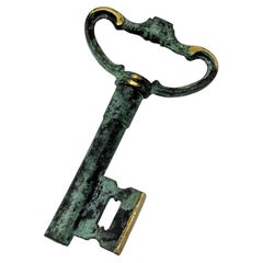 Schlüssel-Korkenzieher und Flaschenöffner aus Bronze von Breweriana, Deutschland