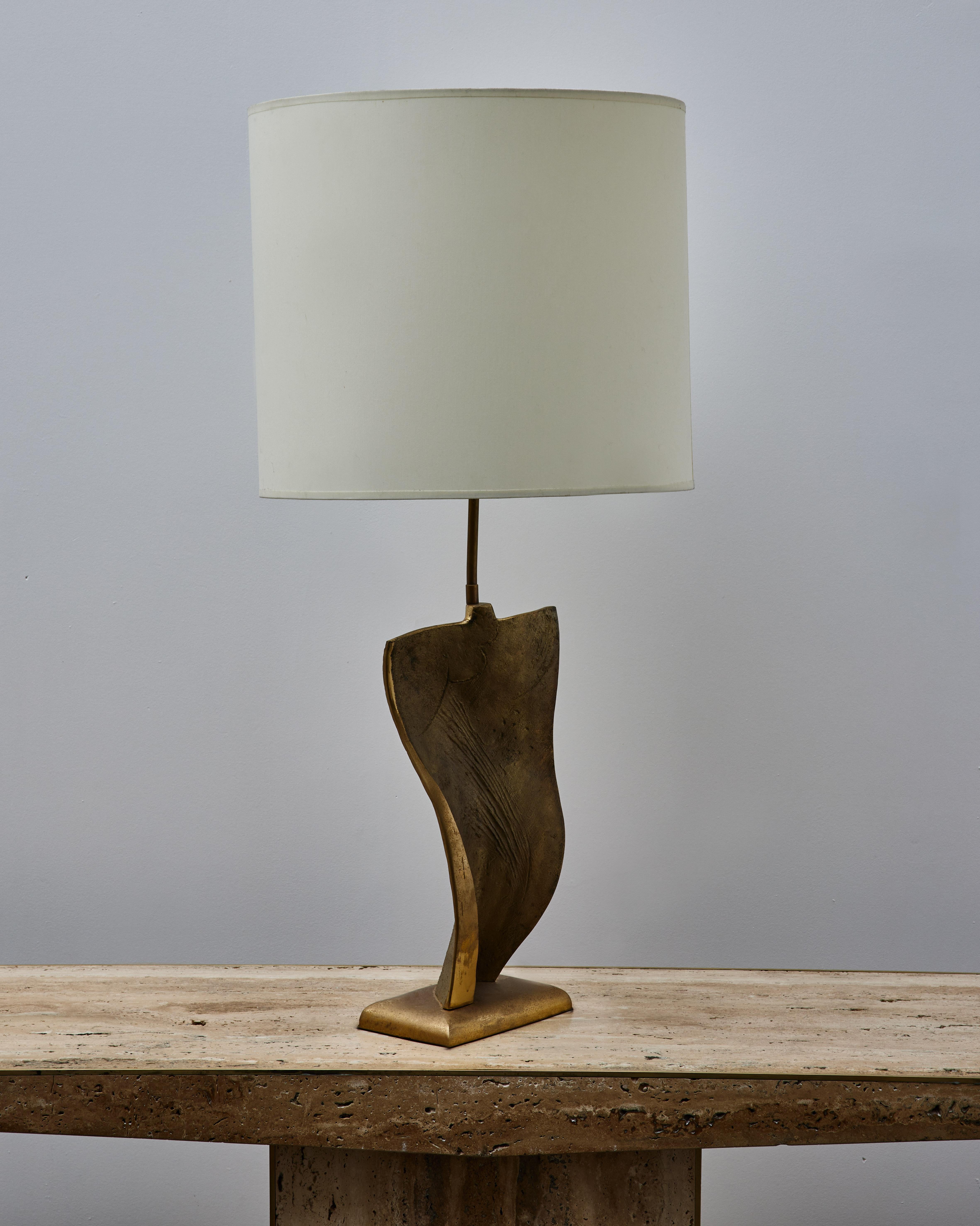 Mid-Century Modern Vintage Bronze Lamp at Cost Price For Sale