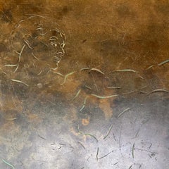Vintage Bronze Laverne Couchtisch