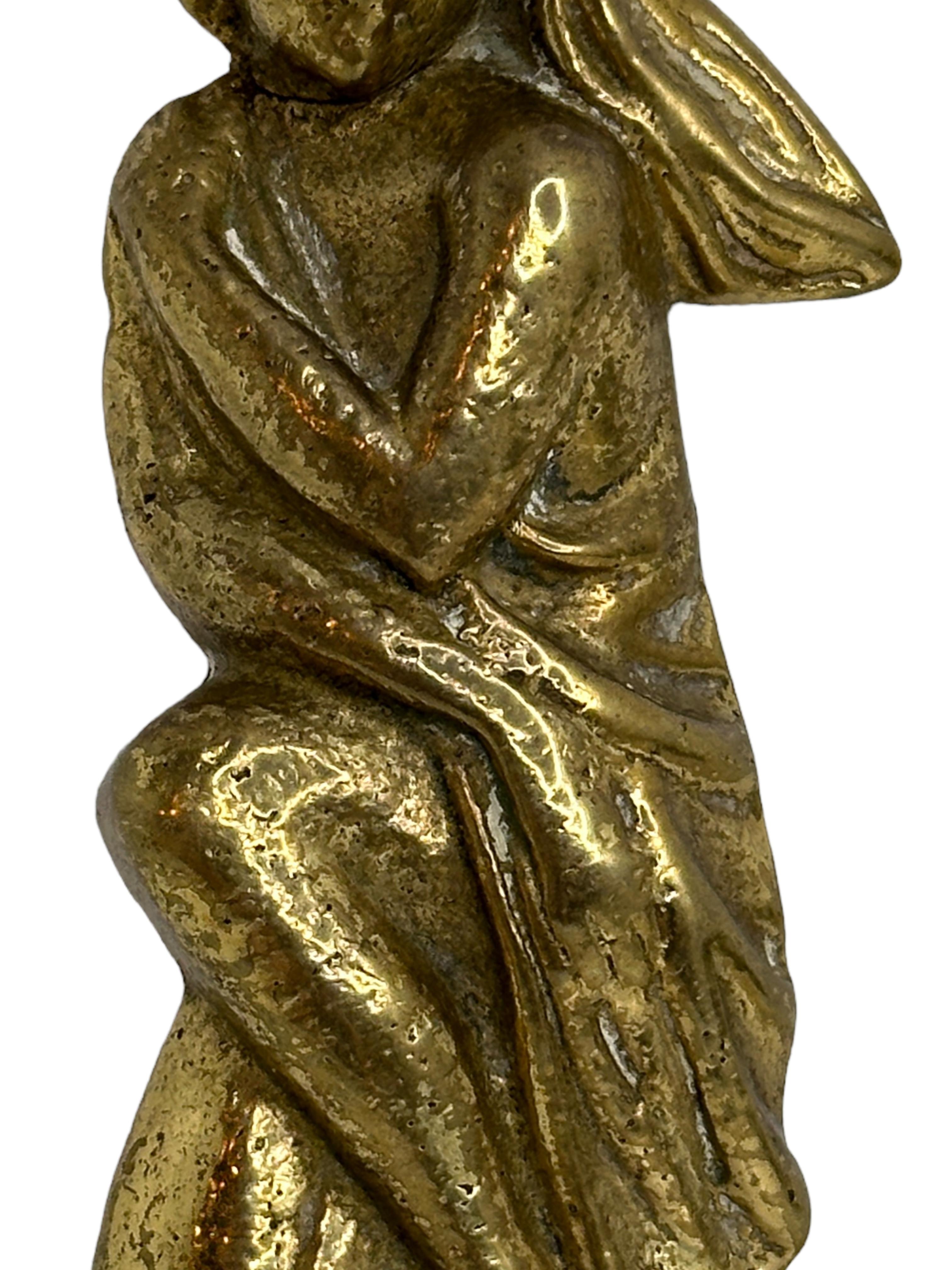 Vintage Bronce o Latón Dama Abrebotellas Metal Breweriana Barware en Bueno estado para la venta en Nuernberg, DE