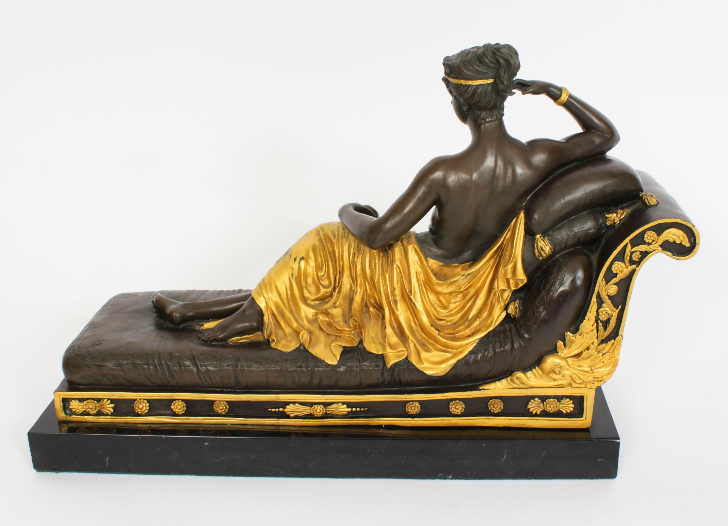Vintage Bronze Pauline Bonaparteas en Vénus Victrix Fin du 20ème siècle en vente 6