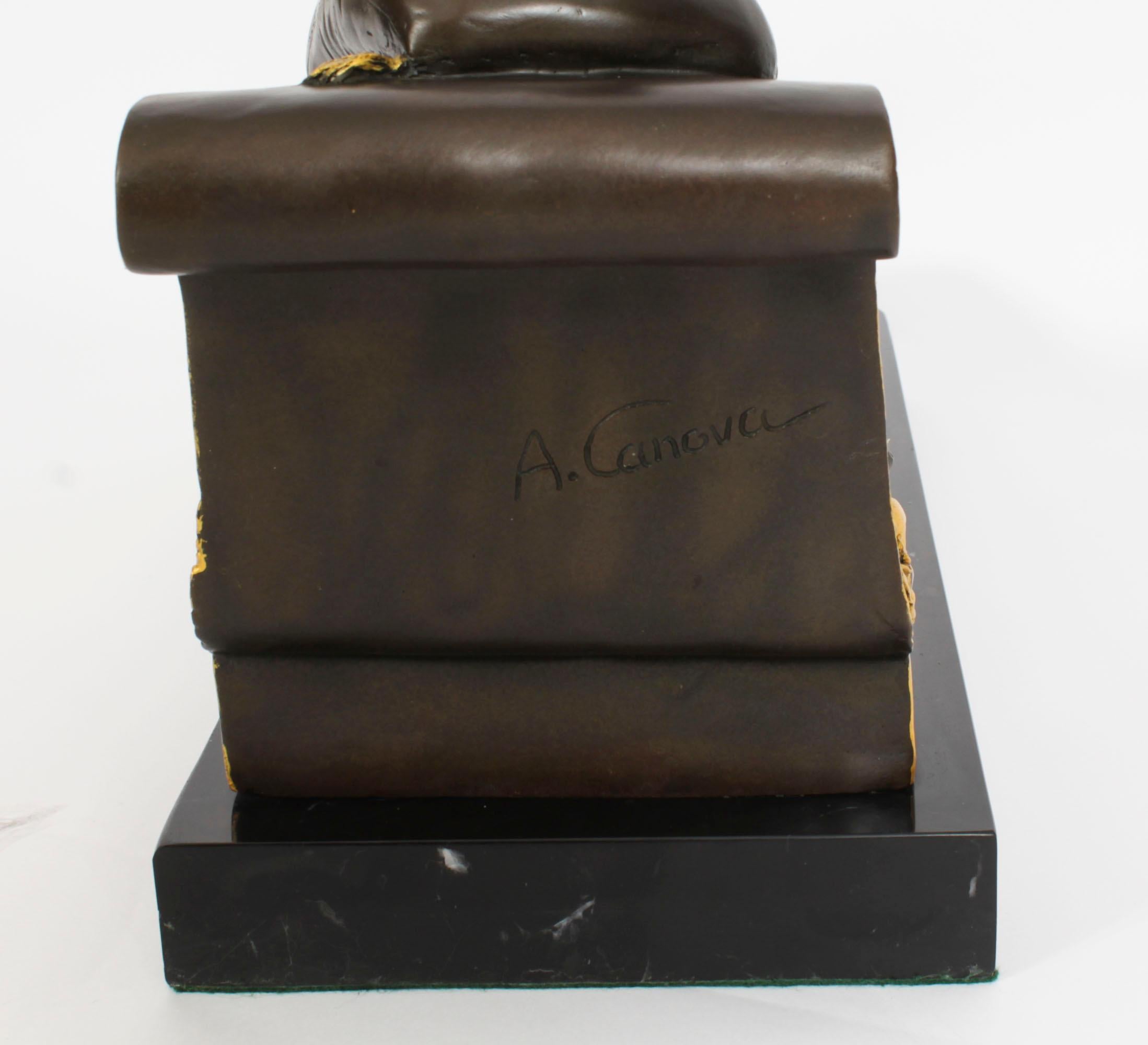 Vintage Bronze Pauline Bonaparteas en Vénus Victrix Fin du 20ème siècle en vente 10
