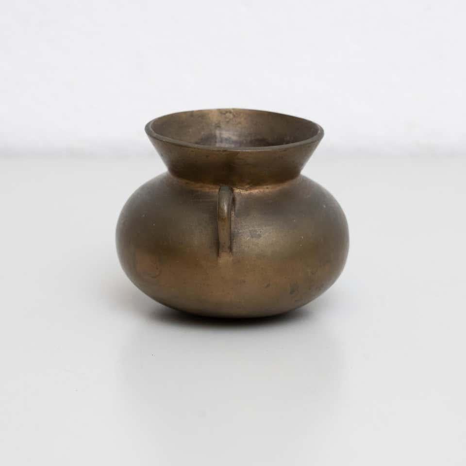 Rustique Pot en bronze vintage - Olot, Espagne, Circa 1930 en vente