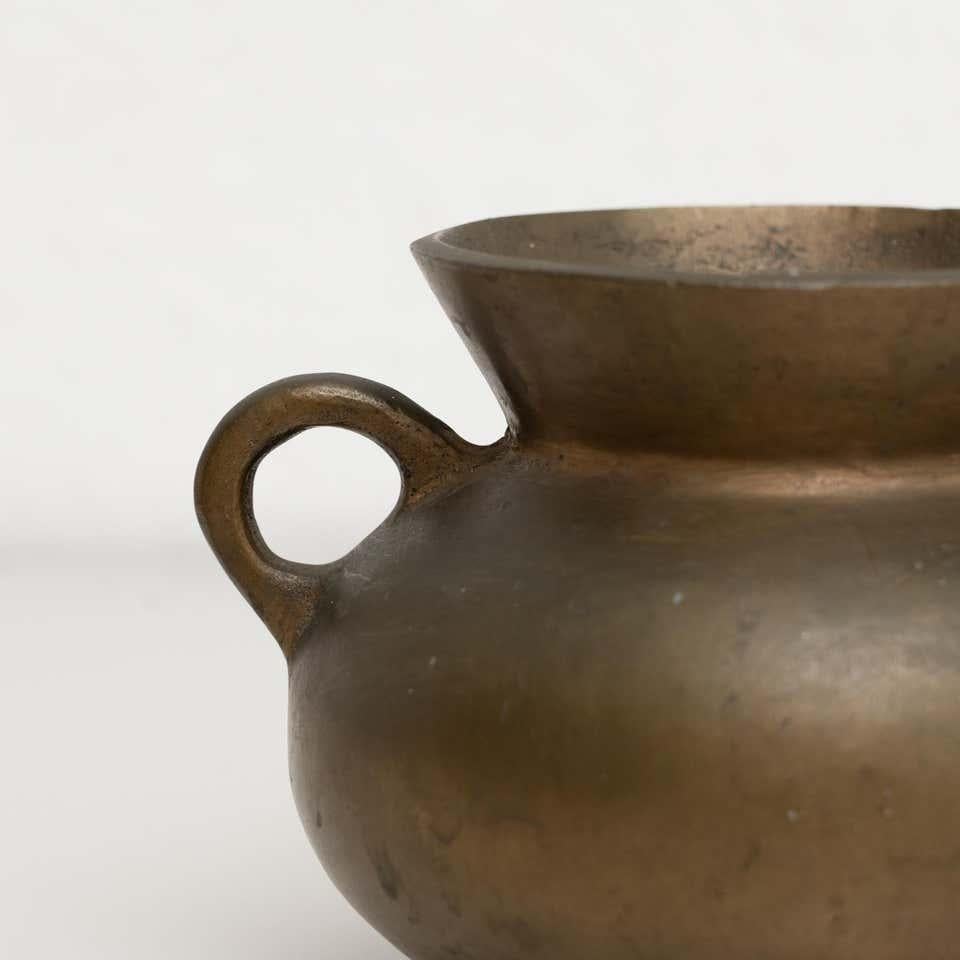 Pot en bronze vintage - Olot, Espagne, Circa 1930 en vente 2