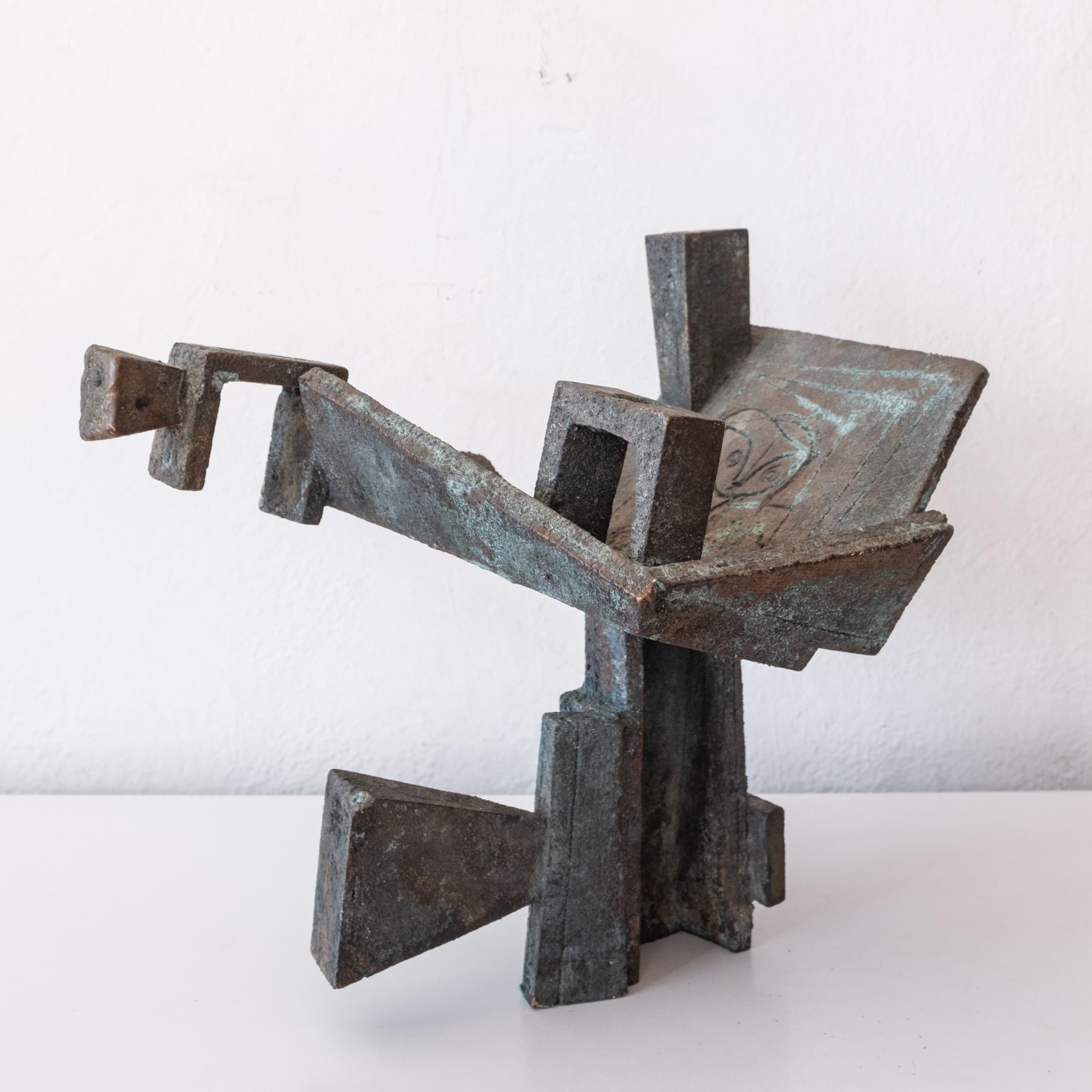 Sculpture vintage en bronze de Paolo Soleri en vente 9