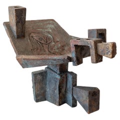 Bronzeskulptur aus Bronze von Paolo Soleri, Vintage