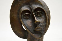 Vintage Bronze Sculpture by Spanish Artist Eleuterio Blasco Ferrer