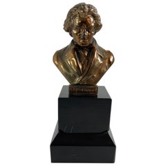 Vintage Bronze Sculpture of Ludwig von Beethoven