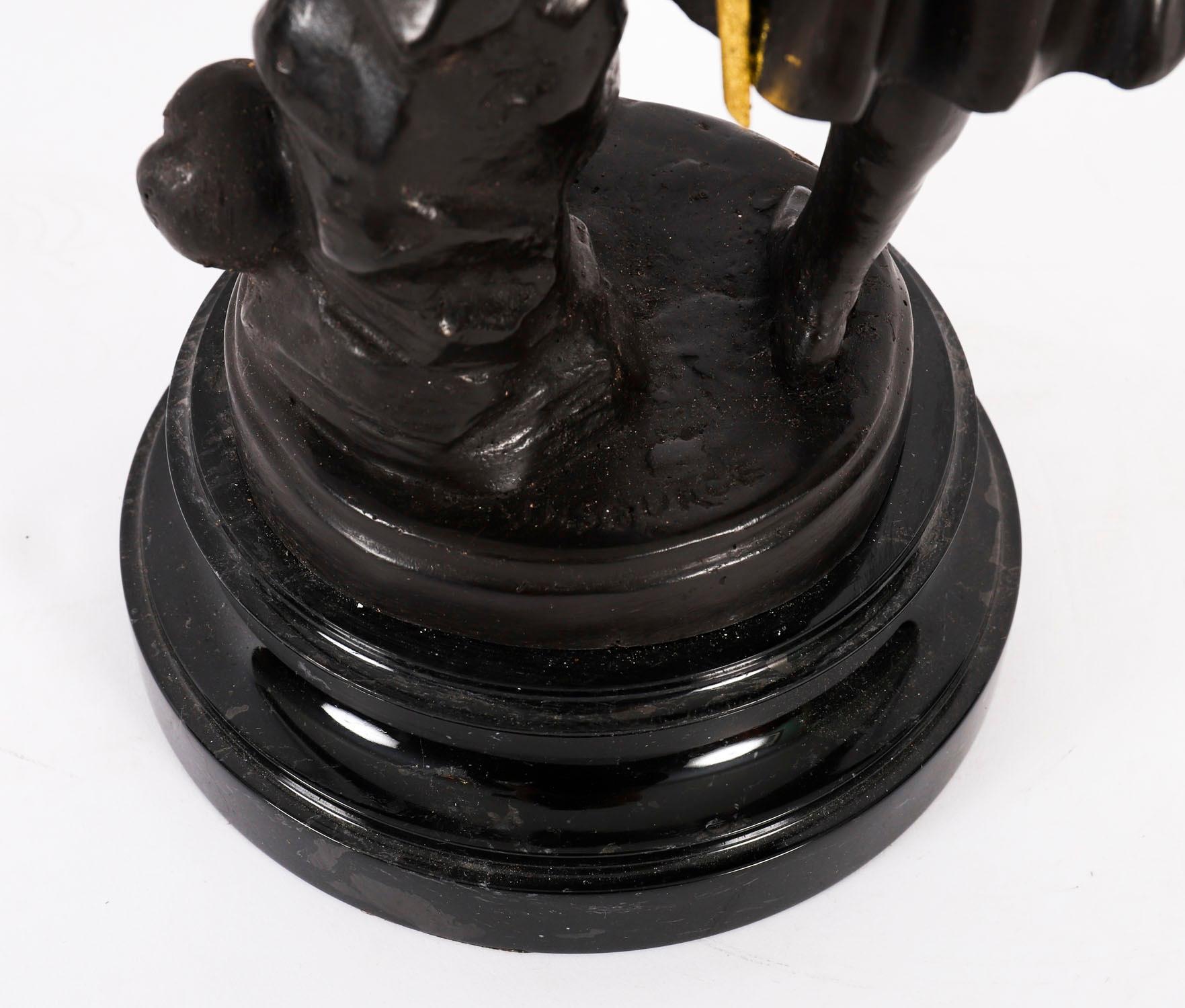 Scultura in bronzo vintage di Nelson del XX secolo in vendita 12