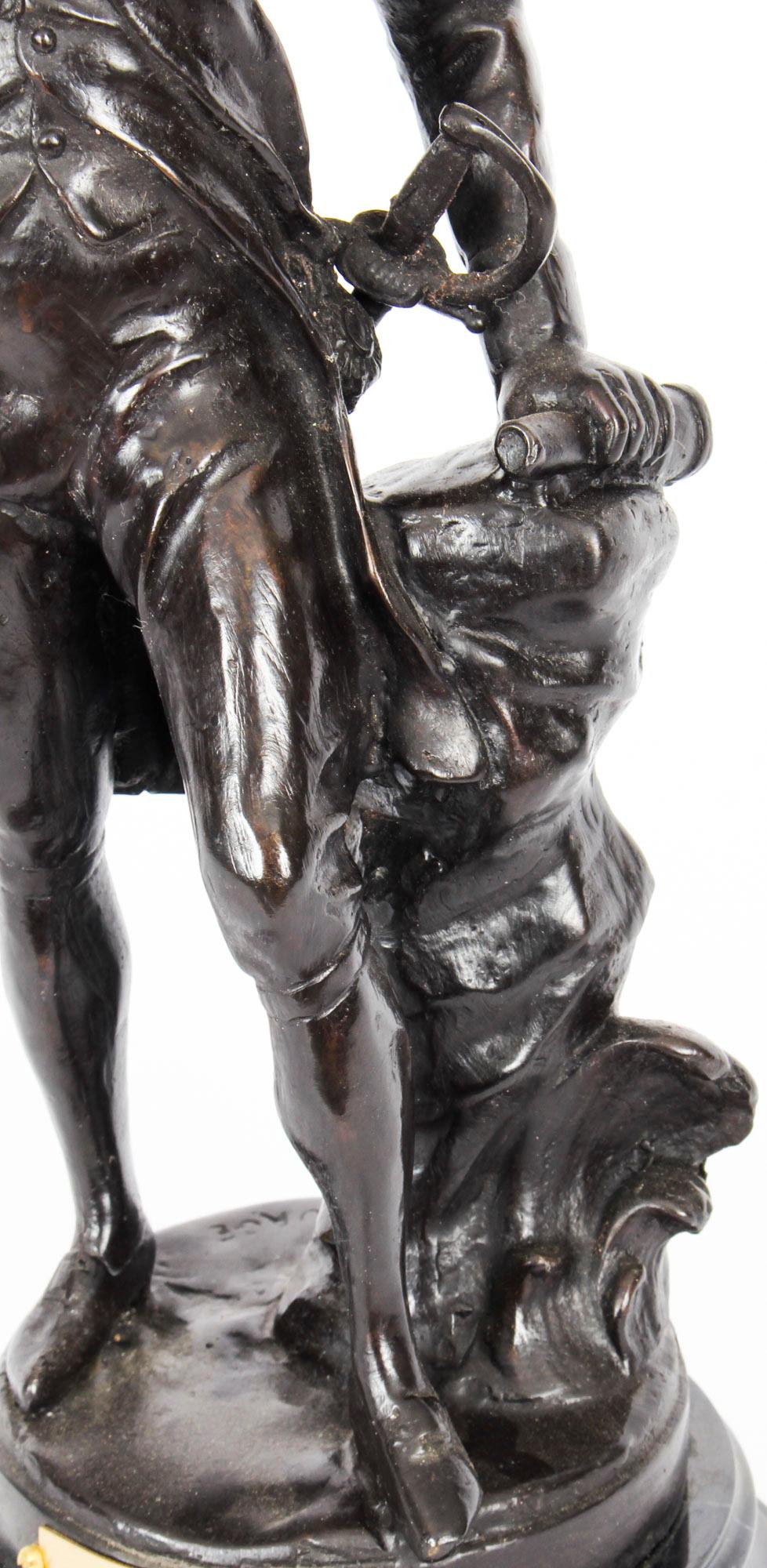 Bronzeskulptur von Nelson aus dem 20. Jahrhundert, Vintage im Angebot 1