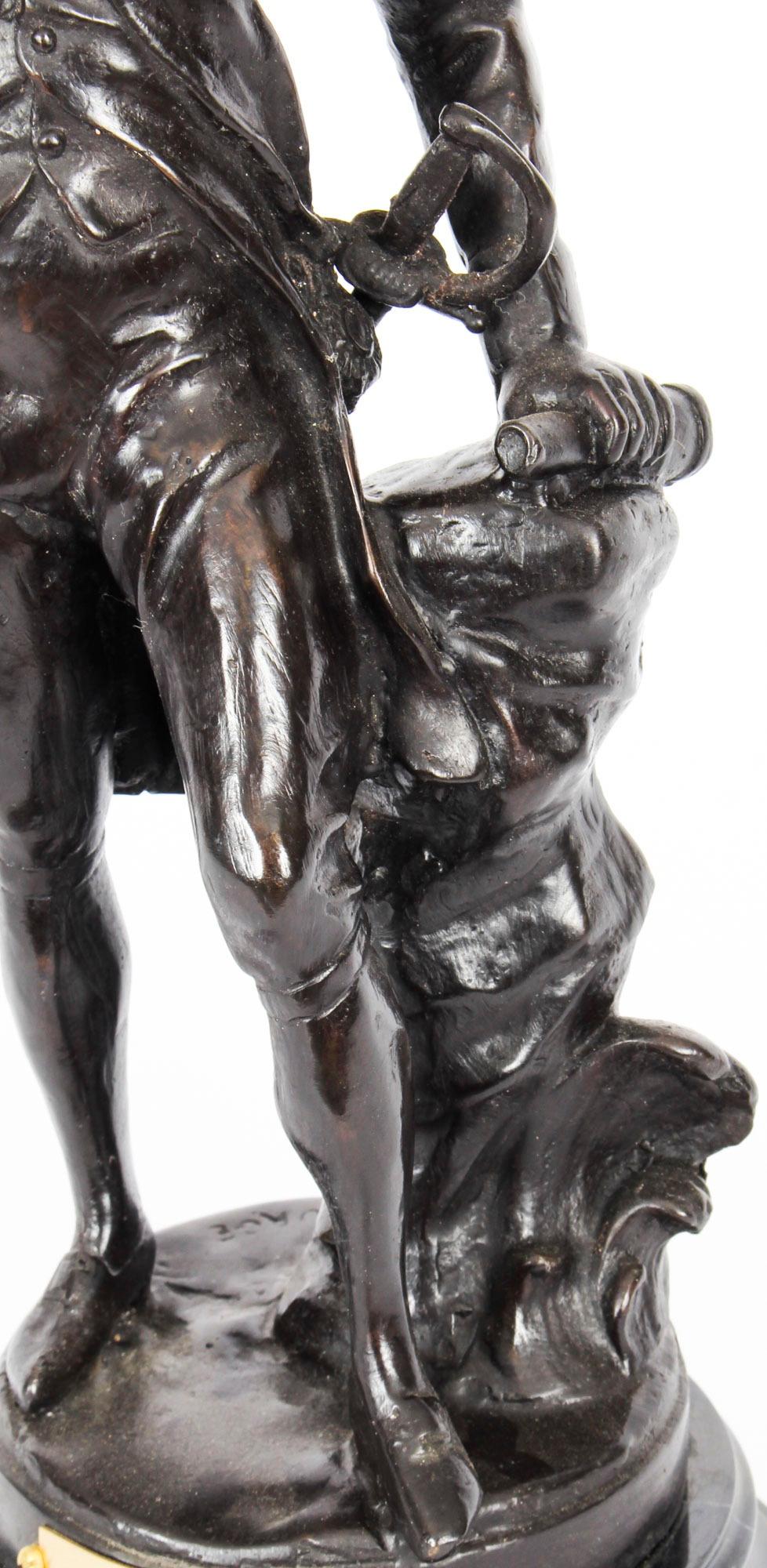 Bronzo Scultura in bronzo vintage di Nelson del XX secolo in vendita